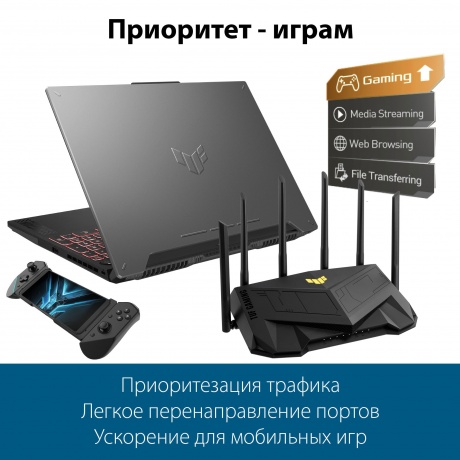 Wi-Fi роутер ASUS TUF-AX6000 - фото 9