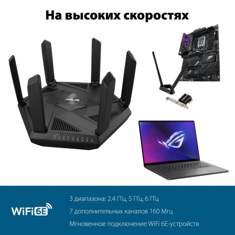 Wi-Fi роутер ASUS RT-AXE7800 - фото 10