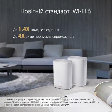 Mesh Wi-Fi система ASUS XP4(1-PK) (XP4(1-PK)) - фото 8