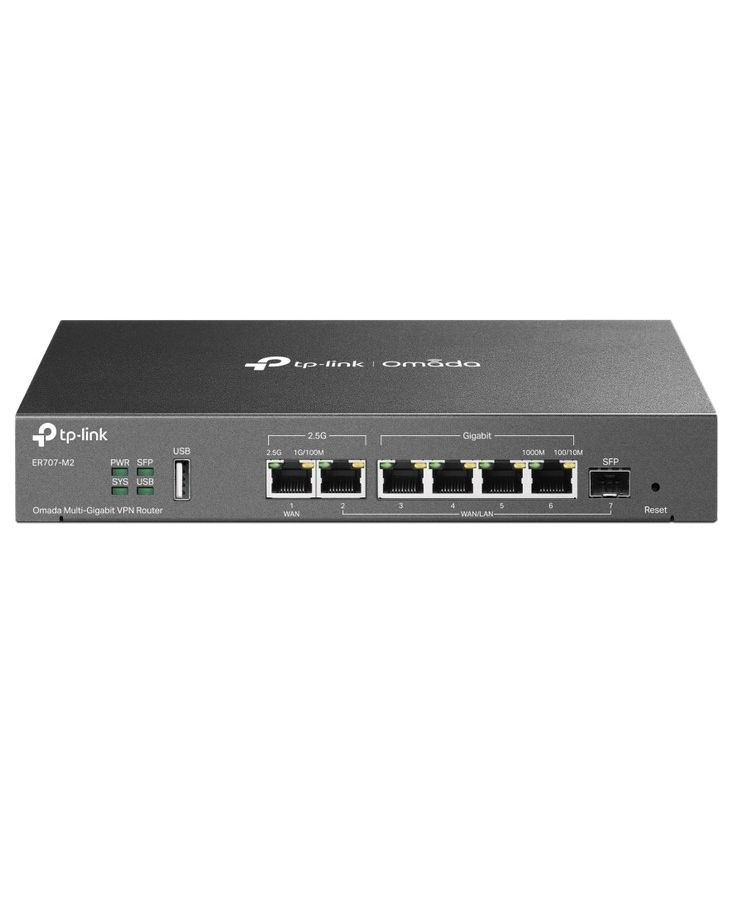 Маршрутизатор TP-Link Omada (ER707-M2) маршрутизатор d link dsa 2006 a1a 6x1000base t configurable 2xusb ports 3g lte support