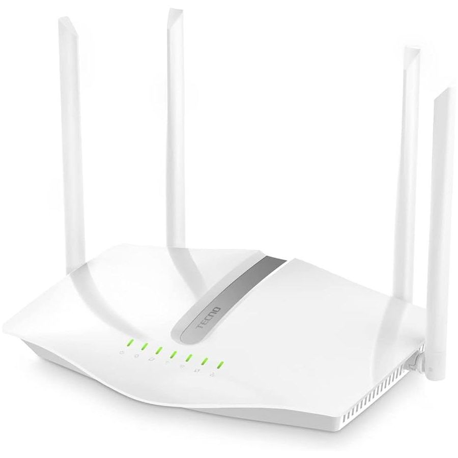 Wi-Fi роутер Tecno AX1800 inioiczmt ezc 5200bs lan usb ethernet dual band 2 4g