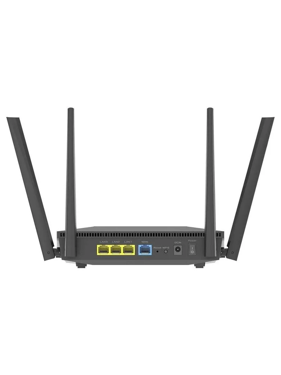 Wi-Fi роутер Asus RT-AX52, черный - фото 4