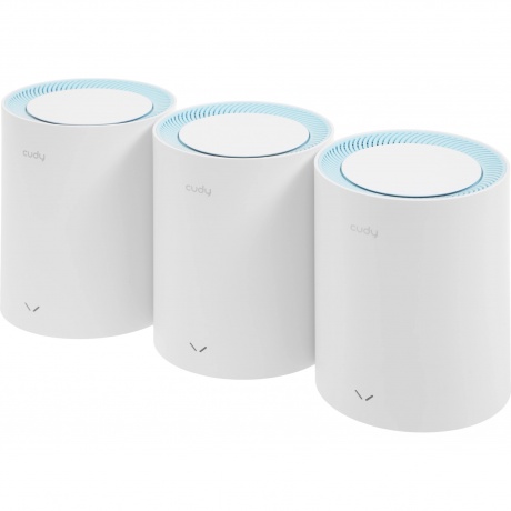 Wi-Fi Mesh роутер Cudy M1200 AC1200 (M1200(3-PACK)) White - фото 2