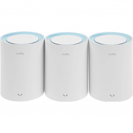 Wi-Fi Mesh роутер Cudy M1200 AC1200 (M1200(3-PACK)) White - фото 3