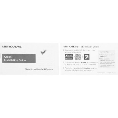 Wi-Fi роутер Mercusys Halo H60X(2-pack) AX1500 White - фото 13