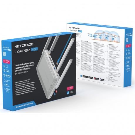Wi-Fi роутер Netcraze Hopper 4G+ (NC-2312) - фото 8