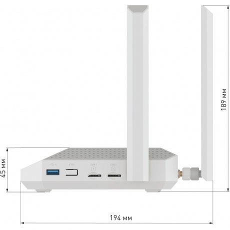 Wi-Fi роутер Netcraze Hero 5G (NC-4110) - фото 2