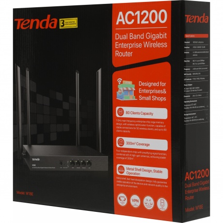 Wi-Fi Роутер TENDA W18E - фото 12
