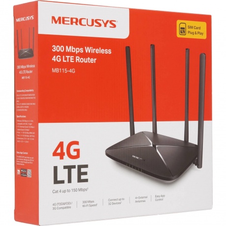 Роутер Wi-Fi Mercusys MB115-4G - фото 9