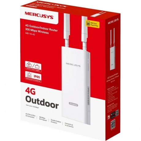 Роутер Wi-Fi Mercusys MB118-4G - фото 3