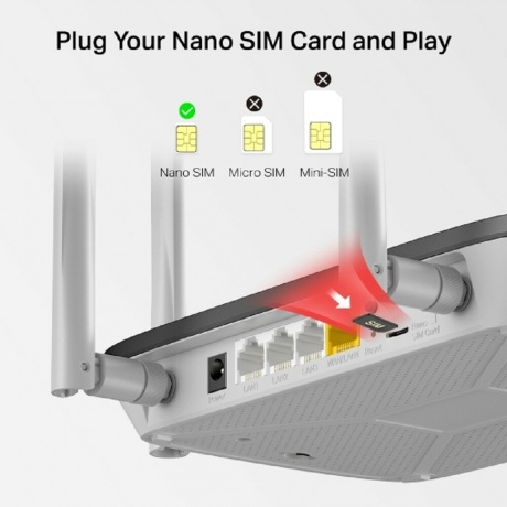 Роутер Wi-Fi Mercusys MB135-4G - фото 4