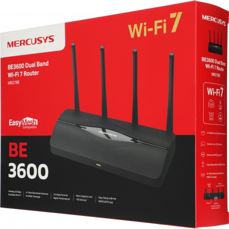 Роутер Wi-Fi Mercusys MR27BE - фото 14