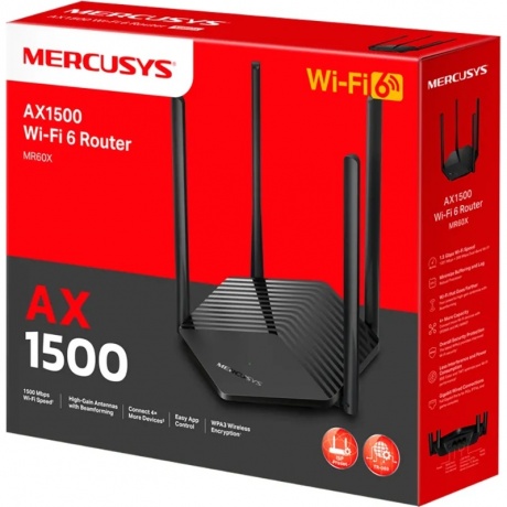 Роутер Wi-Fi Mercusys MR62X - фото 12