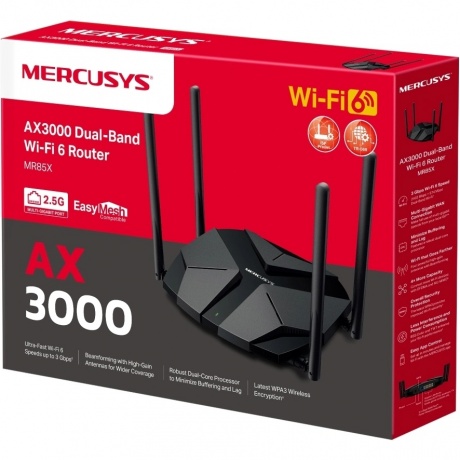 Роутер Wi-Fi Mercusys MR85X - фото 8