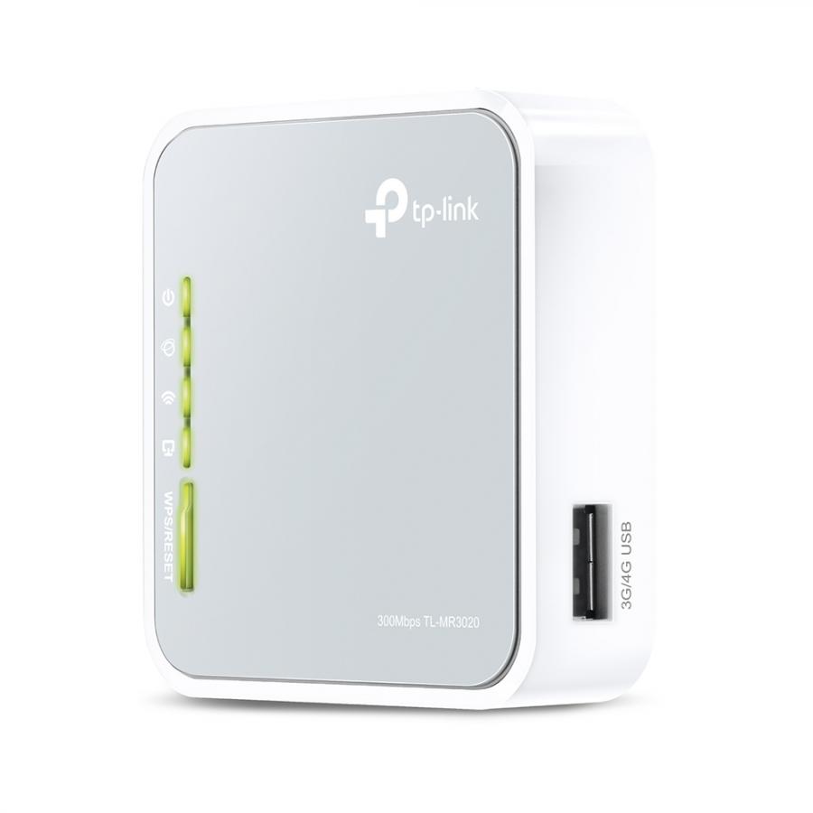 Wi-Fi роутер TP-LINK TL-MR3020 белый роутер tp link tl mr3020 3g