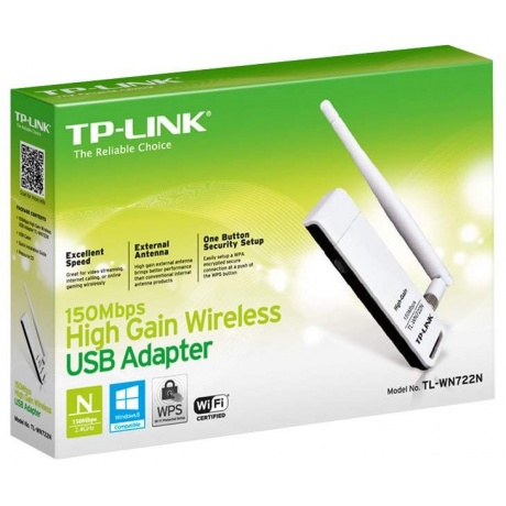 Wi-Fi роутер TP-LINK TL-WN722N - фото 5