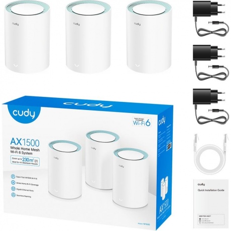 Wi-Fi MESH система Cudy M1500 (3-Pack) - фото 6