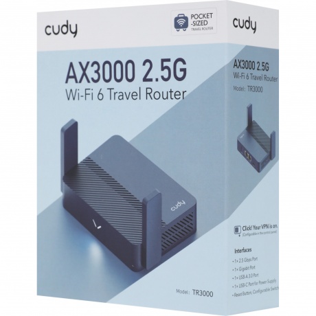Wi-Fi роутер Cudy TR3000 - фото 11