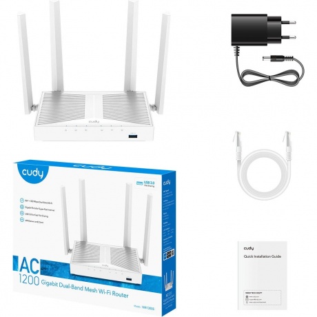 Wi-Fi роутер Cudy WR1300S - фото 11