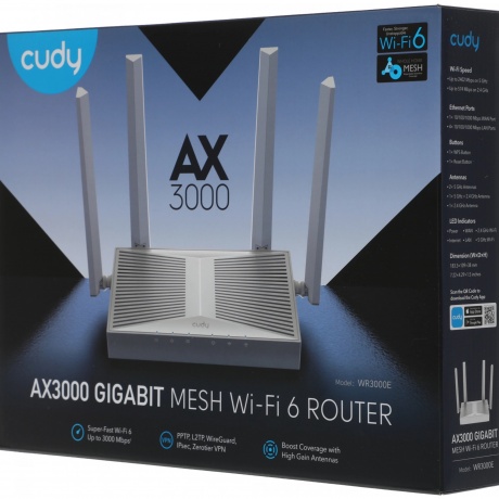 Wi-Fi роутер Cudy WR3000E - фото 9