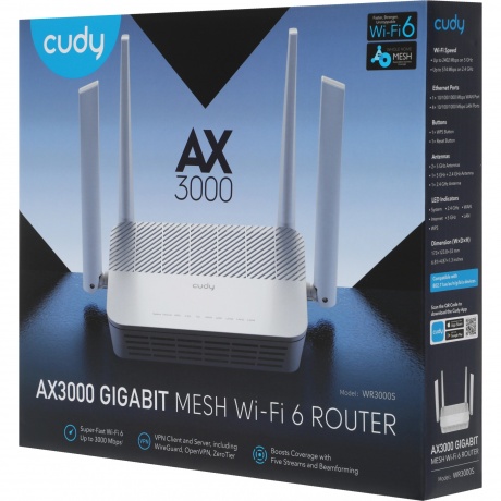 Wi-Fi роутер Cudy WR300S - фото 8