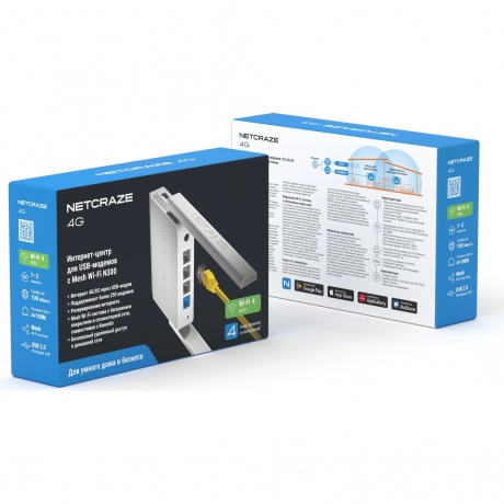 Wi-Fi роутер Netcraze 4G (NC-1213) - фото 6