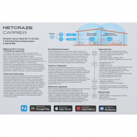 Wi-Fi роутер Netcraze Carrier (NC-1721) - фото 11