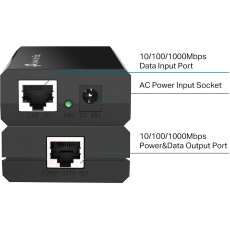 PoE инжектор TP-Link POE150S - фото 4