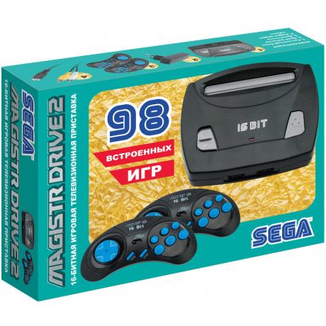 Игровая консоль SEGA Magistr Drive 2 Black (98 встроенных игр) - фото 3