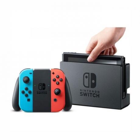 Игровая консоль Nintendo Switch Red-Blue (+ Legend of Zelda: Breath of the Wild) - фото 1