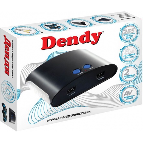 Игровая консоль Dendy черный (255 игр) - фото 5