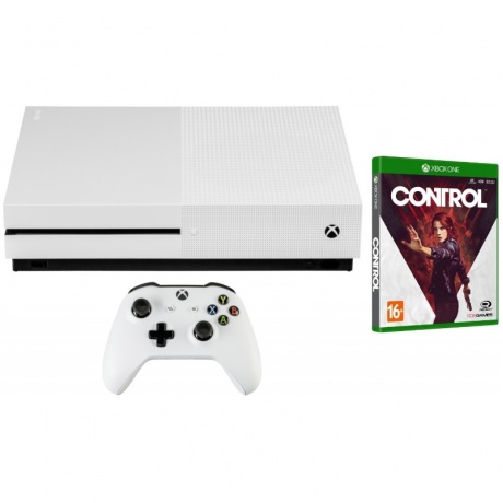 Игровая консоль Microsoft Xbox One S белый (+ Control) - фото 2
