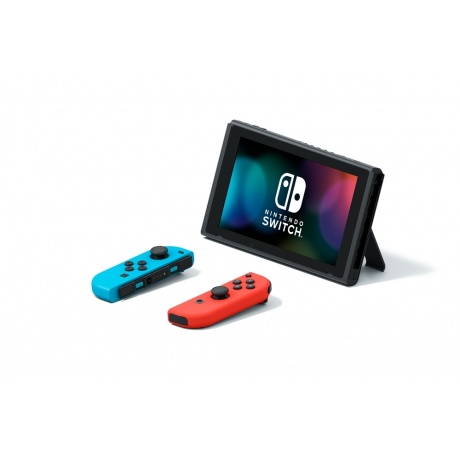 Консоль игровая Nintendo Switch New неоновый синий / неоновый красный (045496452643) - фото 1
