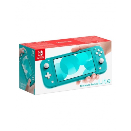 Консоль игровая Nintendo Switch Lite Turquoise (045496452735) - фото 1