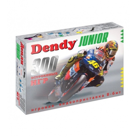 Игровая приставка Dendy Junior (300 встроенных игр) - фото 1