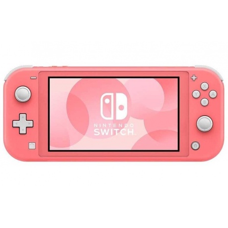 Игровая приставка Nintendo Switch Lite (045496453190) Coral Pink - фото 1