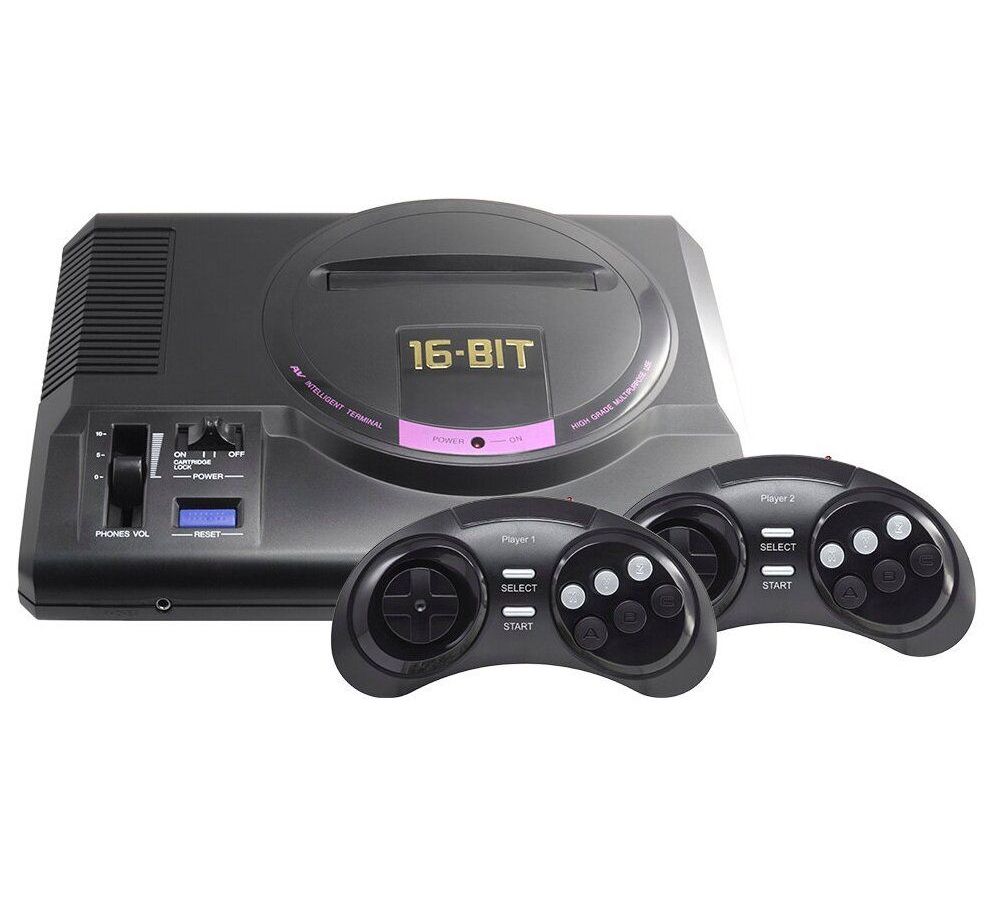 Игровая приставка SEGA Retro Genesis HD Ultra (150 встроенных игр) джойстик проводной retro genesis controller 8 bit p1 красно золотой 7 pin