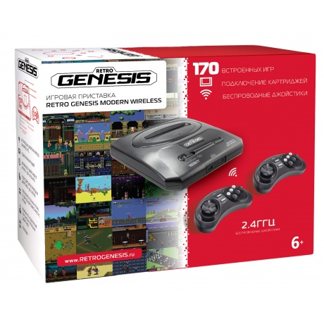 Игровая приставка SEGA Retro Genesis Modern Wireless (170 встроенных игр) - фото 4