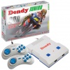 Игровая консоль Dendy Junior белый (300 встроенных игр + светово...