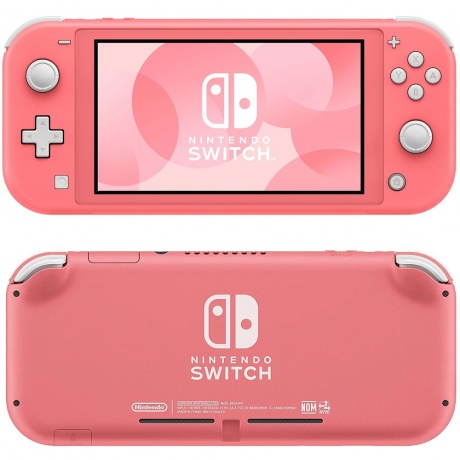 Игровая приставка Nintendo Switch Lite Coral Pink + Animal Crossing New Horizons + Nso - фото 10