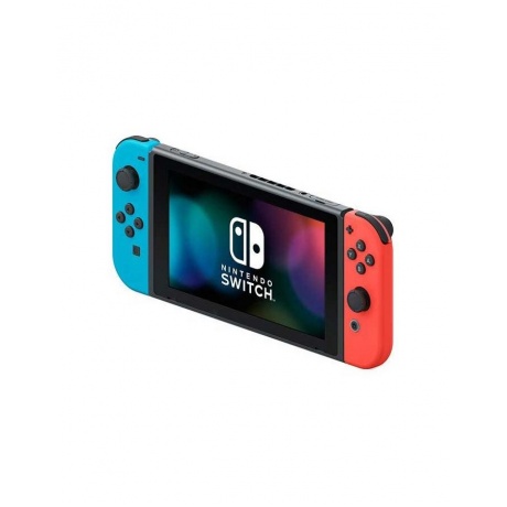 Игровая консоль Nintendo Switch (HAD-001-01) Neon Red/Neon Blue - фото 4