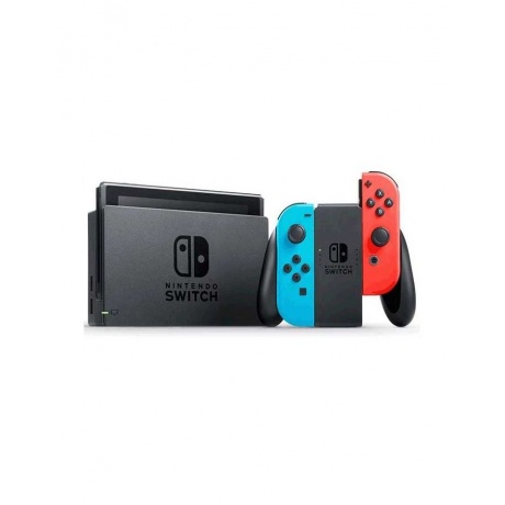 Игровая консоль Nintendo Switch (HAD-001-01) Neon Red/Neon Blue - фото 6