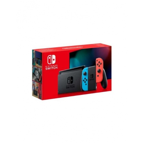 Игровая консоль Nintendo Switch (HAD-001-01) Neon Red/Neon Blue - фото 10