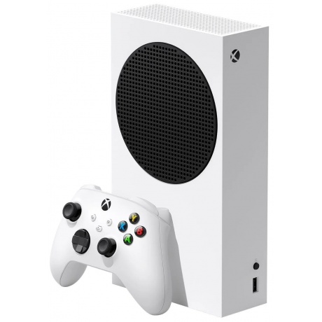 Игровая приставка Microsoft Xbox Series S 512 ГБ SSD, RU, белый/черный (RRS-00011) - фото 1