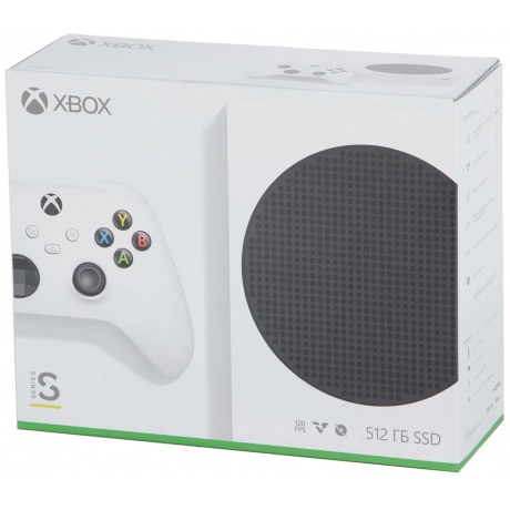 Игровая приставка Microsoft Xbox Series S 512 ГБ SSD, RU, белый/черный (RRS-00011) - фото 10