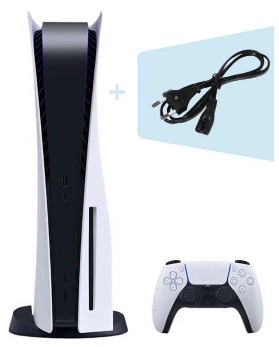 Игровая консоль PlayStation 5 CFI-1100A / +кабель Игровая консоль PlayStation 5 CFI-1100A белый/черный +кабель