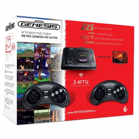 Игровая приставка Retro Genesis HD Ultra + 225 игр - фото 15