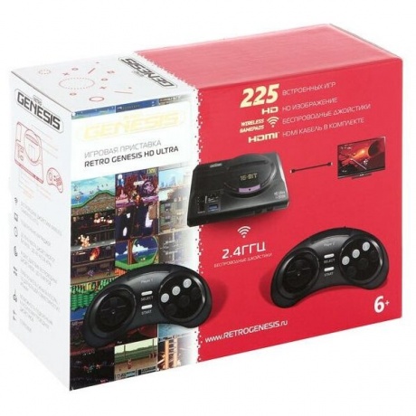 Игровая приставка Retro Genesis HD Ultra + 225 игр - фото 16