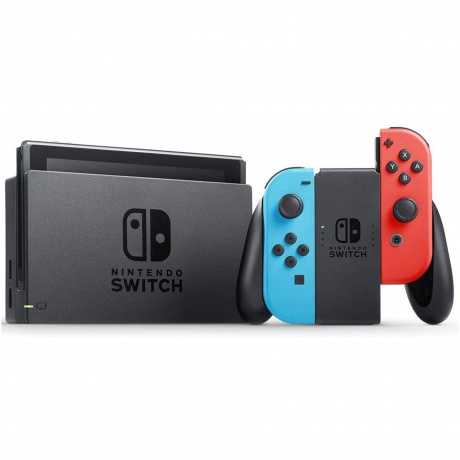 Игровая приставка Nintendo Switch Oled Neon Red-Blue - фото 2