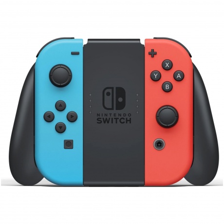 Игровая приставка Nintendo Switch Oled Neon Red-Blue - фото 4